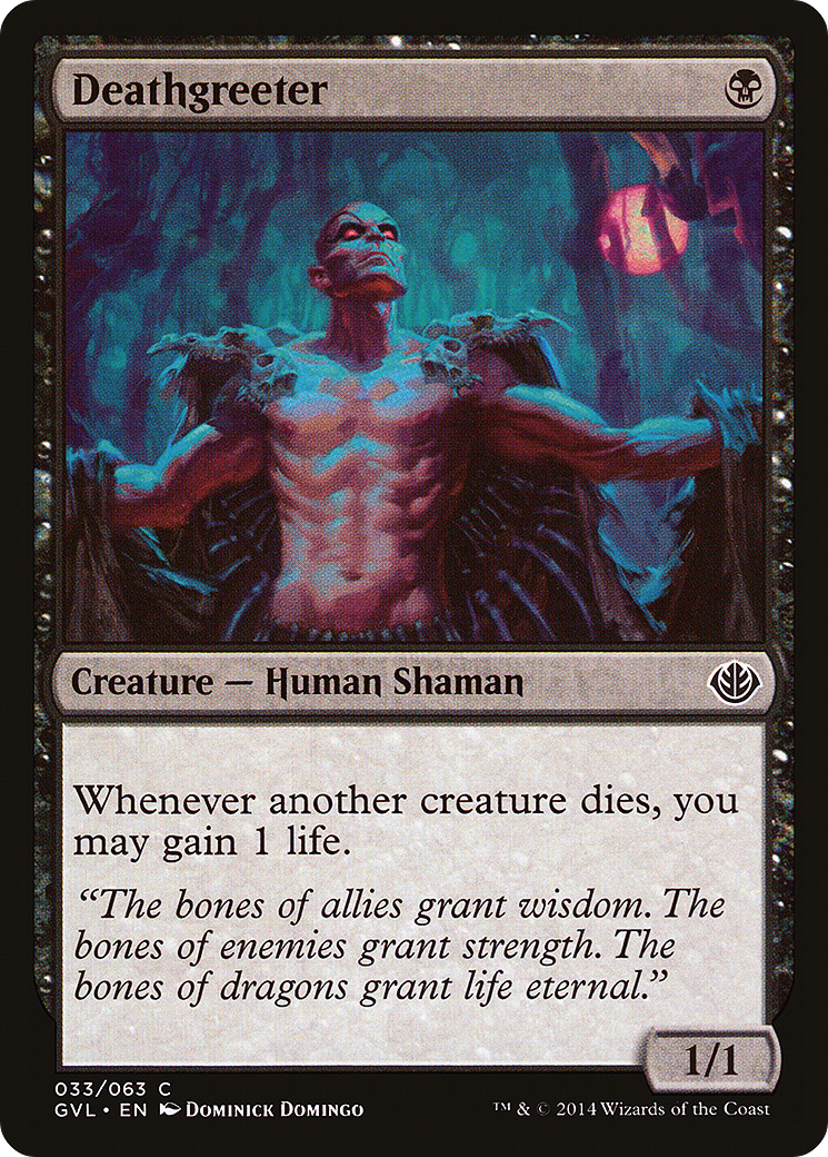 Deathgreeter (DD3-033) [Misc] Duel Decks Anthology: Garruk vs. Liliana MTG Single Wizards of the Coast