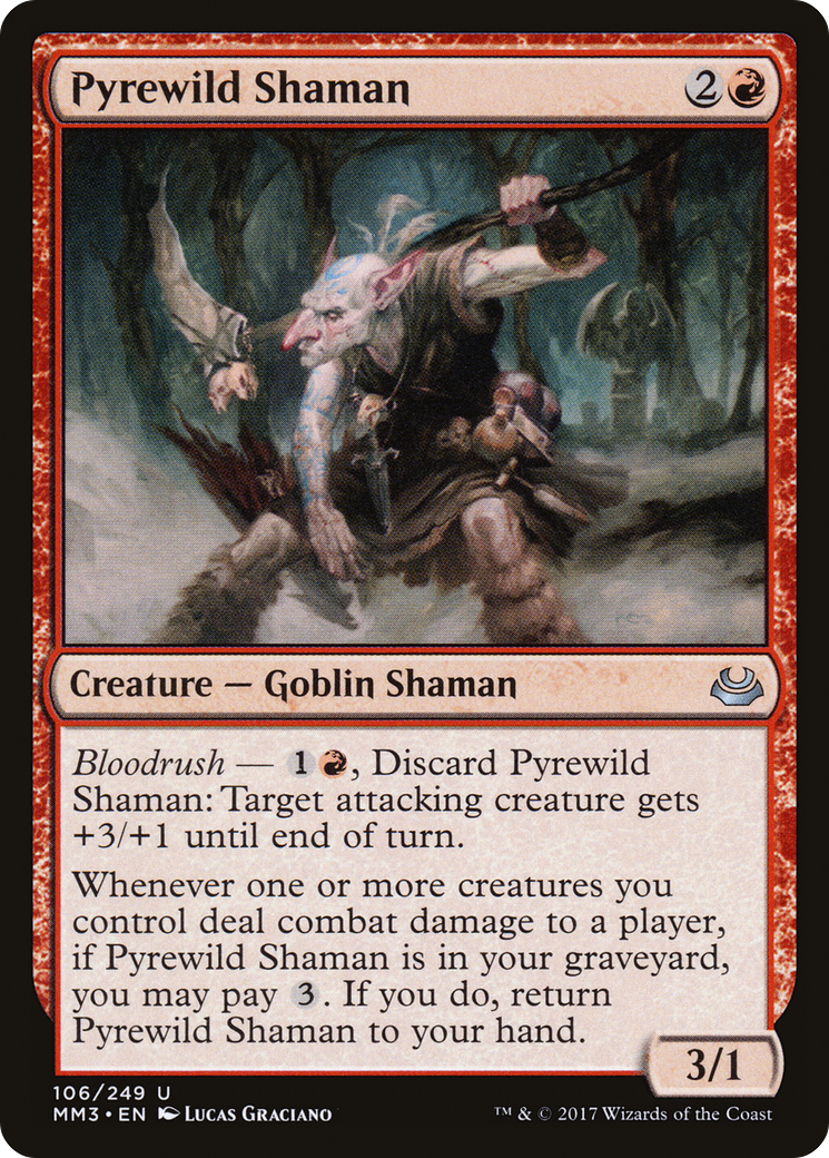 Pyrewild Shaman (MM3-106) [Modern Masters 2017] MTG Single Modern Masters 2017
