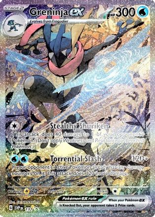 Greninja ex - 132 (132) Holofoil [Promos: SV Promo Cards] Pokemon Single Pokémon