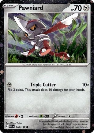 Pawniard - 148/197 (Cosmos Holo) Holofoil [Misc: Cards & Products] Pokemon Single Pokémon