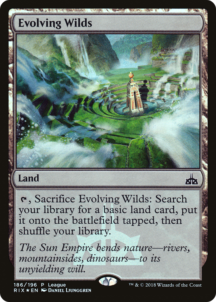 Evolving Wilds (LEP-186) [Rivals of Ixalan Promos] Foil MTG Single Wizards of the Coast