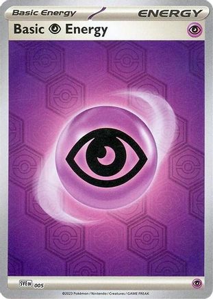 Basic Psychic Energy (5) Reverse Holofoil [SV: Shrouded Fable] Pokemon Single Pokémon