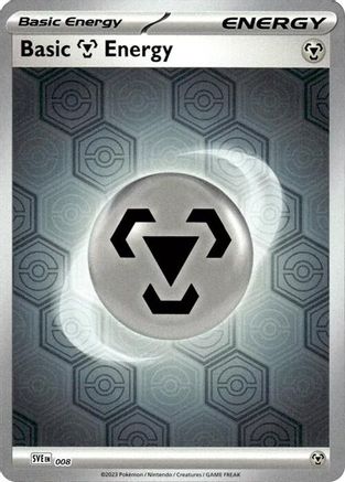 Basic Metal Energy (Reverse Holofoil) (8) Reverse Holofoil [SV: Shrouded Fable] Pokemon Single Pokémon