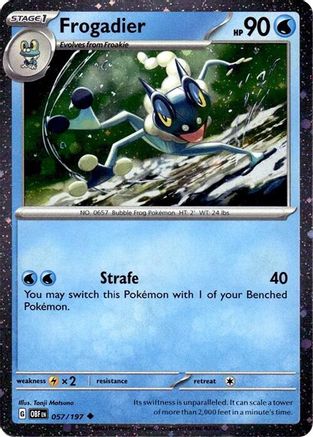Frogadier - 057/197 (Cosmos Holo) Holofoil [Misc: Cards & Products] Pokemon Single Pokémon