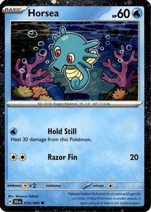 Horsea - 010/064 (Cosmos Holo) Holofoil [Misc: Cards & Products] Pokemon Single Pokémon