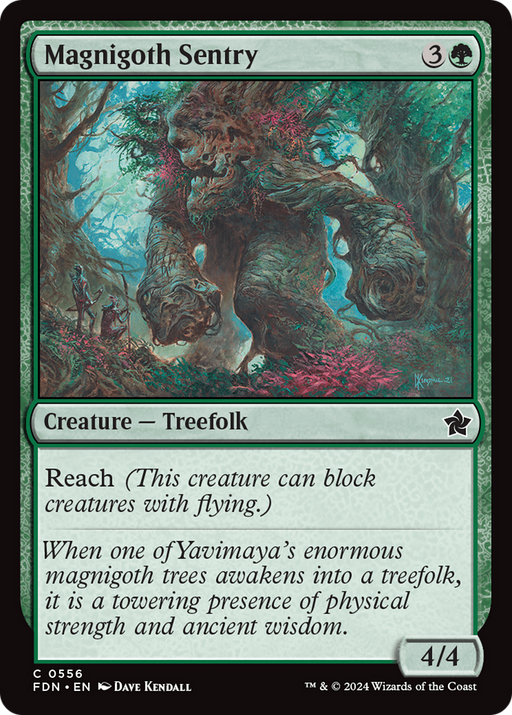 Magnigoth Sentry (FDN-556) [Foundations] MTG Single Wizards of the Coast