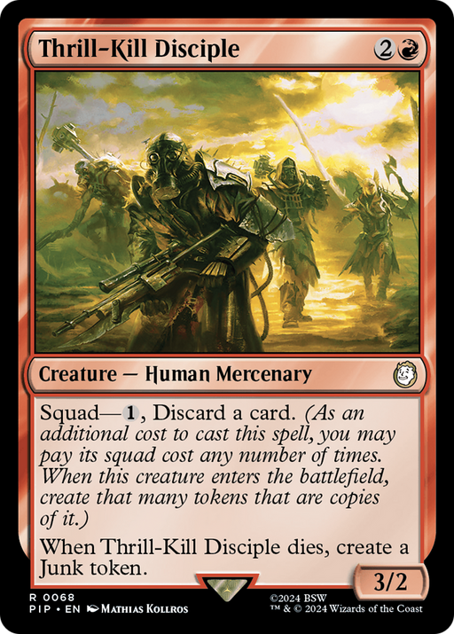 Thrill-Kill Disciple (PIP-068) [Fallout] MTG Single Wizards of the Coast