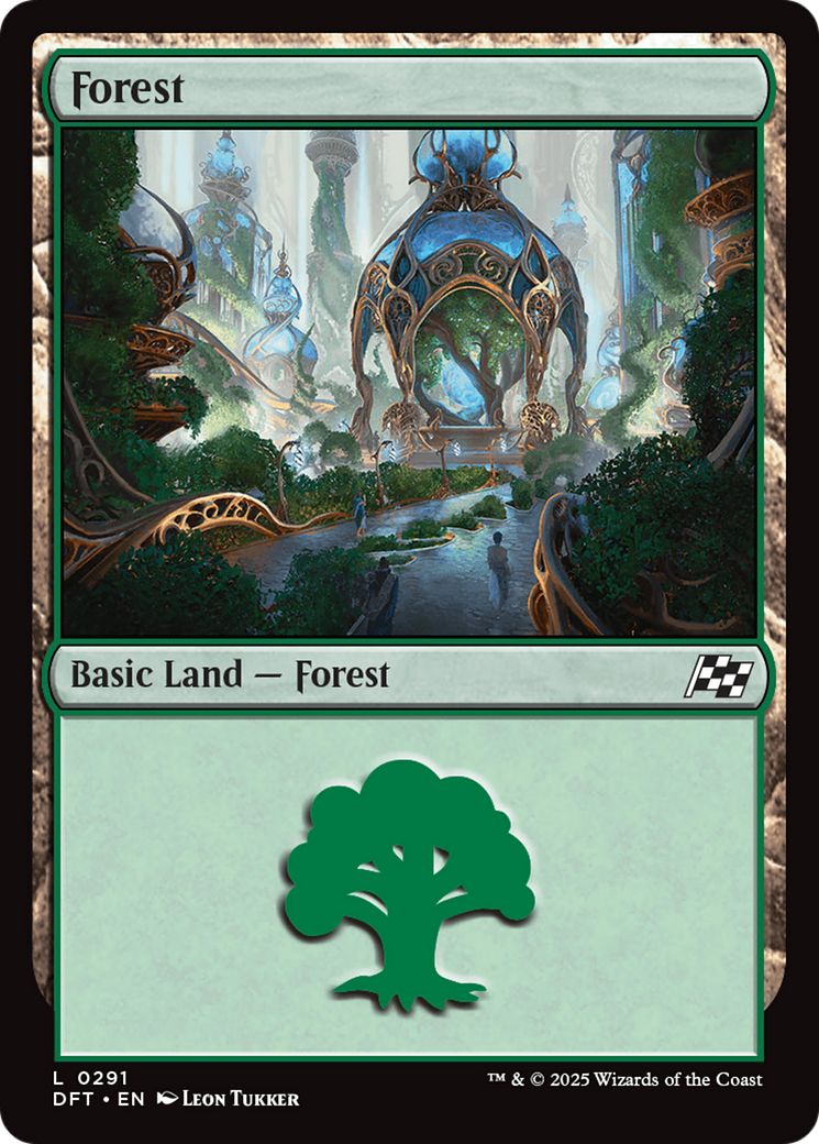 Forest (0291) (DFT-291) [Aetherdrift] MTG Single Wizards of the Coast