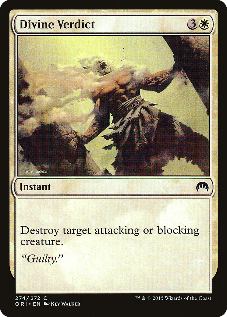 Divine Verdict (ORI-274) [Magic Origins] MTG Single Wizards of the Coast