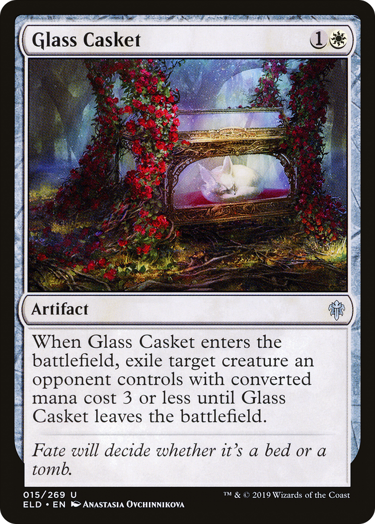 Glass Casket (ELD-015) [Throne of Eldraine] Foil MTG Single Wizards of the Coast