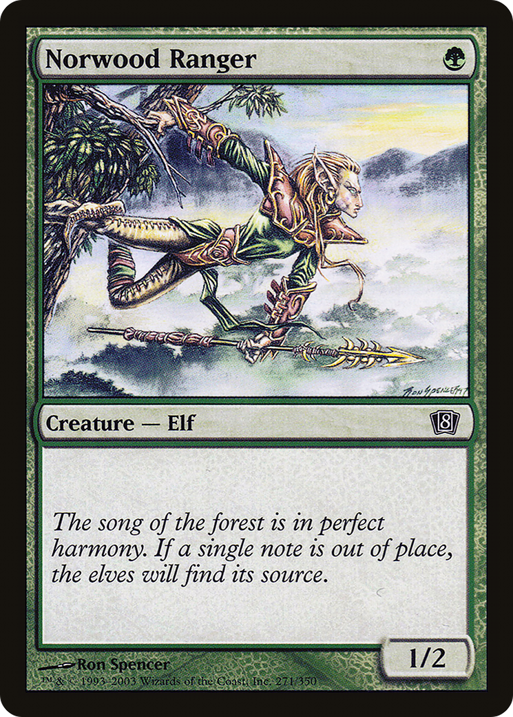 Norwood Ranger (8ED-271) [8th Edition] Foil MTG Single Wizards of the Coast