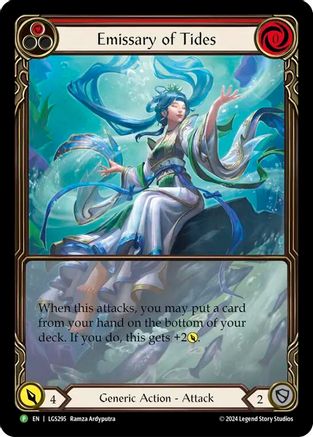 Emissary of Tides [LGS295] (Promo)  Rainbow Foil Flesh And Blood Single Flesh And Blood   