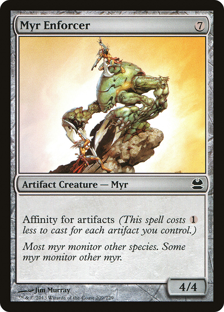 Myr Enforcer (MMA-209) [Modern Masters] MTG Single Modern Masters
