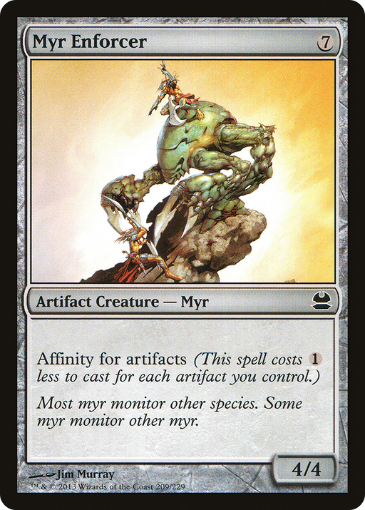 Myr Enforcer (MMA-209) [Modern Masters] MTG Single Modern Masters