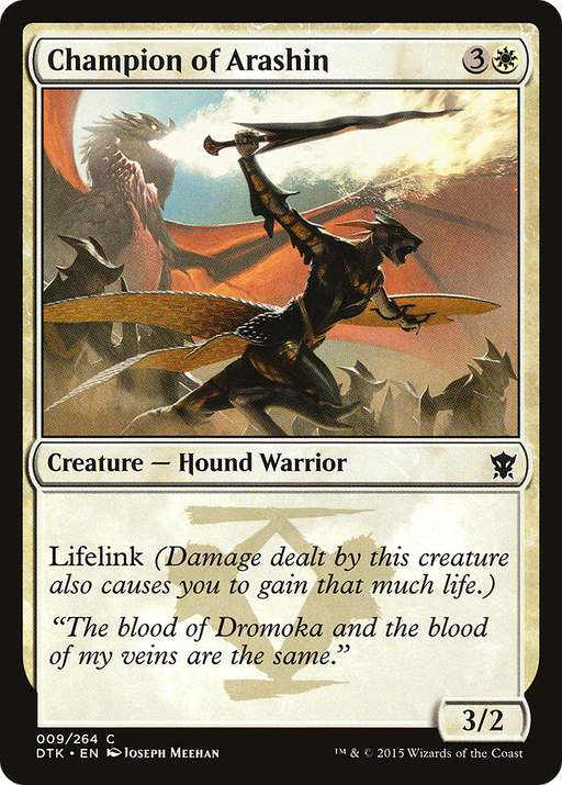 Champion of Arashin (DTK-009) [Dragons of Tarkir] MTG Single Wizards of the Coast
