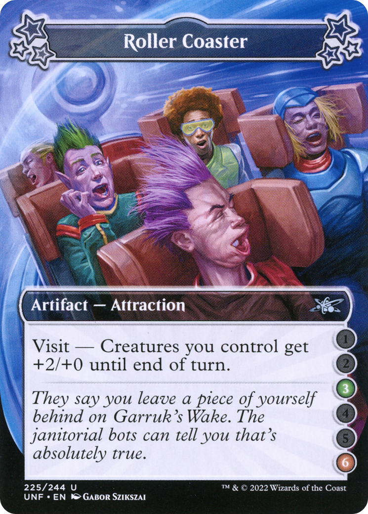 Roller Coaster (UNF-225B) [Unfinity] Foil MTG Single Wizards of the Coast