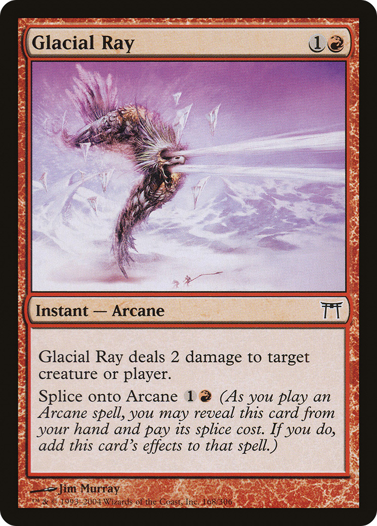 Glacial Ray (CHK-168) [Champions of Kamigawa] Foil MTG Single Wizards of the Coast