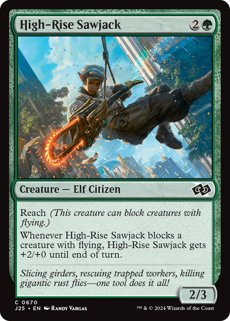High-Rise Sawjack (J25-670) [Foundations Jumpstart] MTG Single Wizards of the Coast