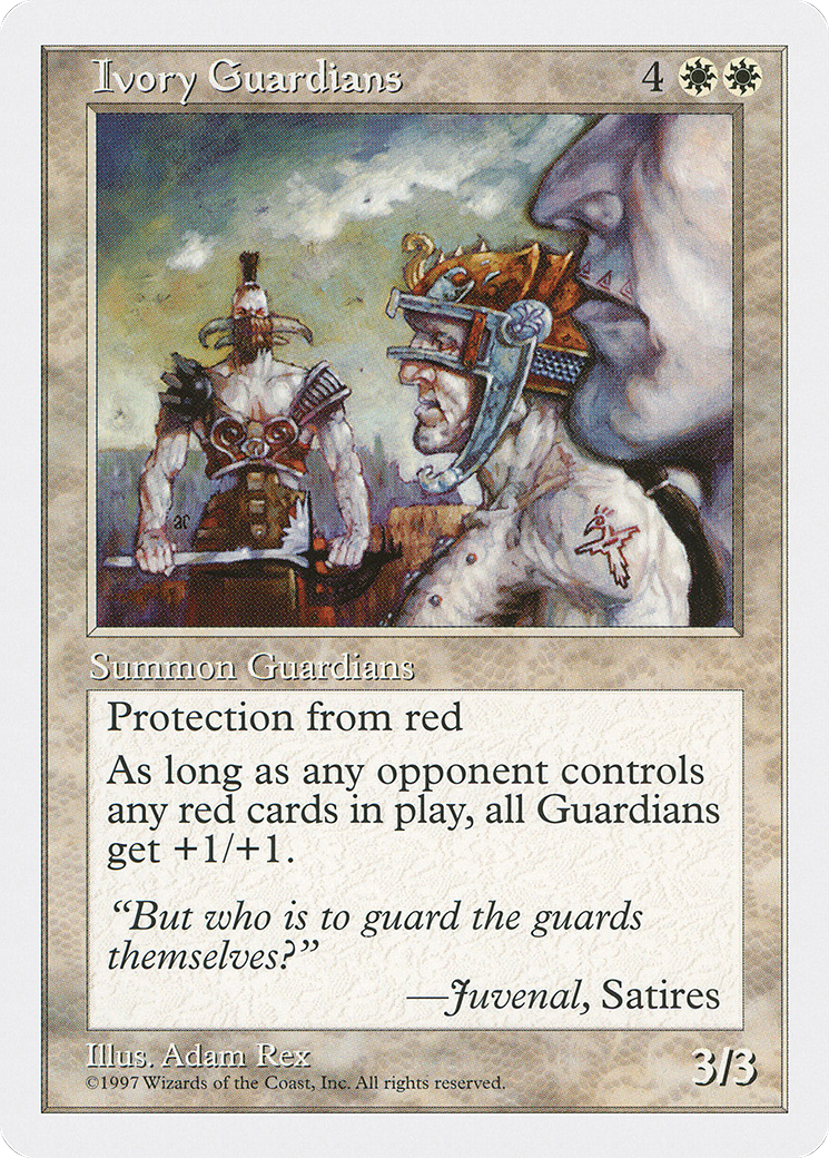 Ivory Guardians (5ED-) [Fifth Edition] MTG Single Wizards of the Coast
