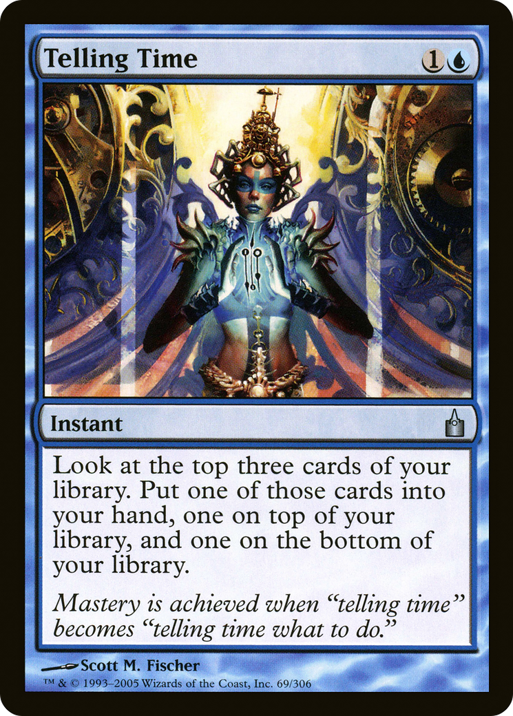 Telling Time (RAV-069) [Ravnica: City of Guilds] Foil MTG Single Wizards of the Coast