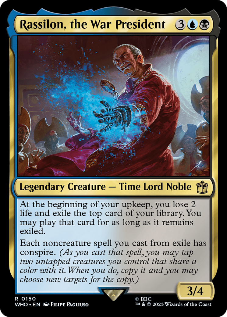 Rassilon, the War President (WHO-150) [Doctor Who] MTG Single Wizards of the Coast