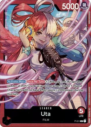 Uta - P-011 (Premium Card Collection -Uta-) (P-011) [One Piece Promotion Cards] Foil One Piece Single Bandai