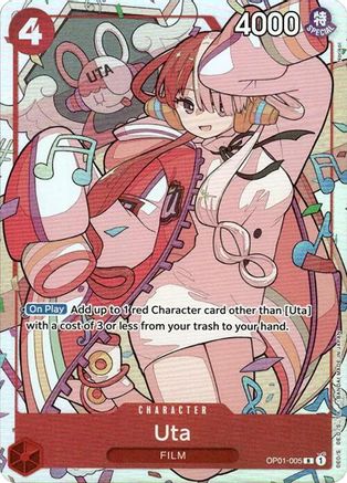 Uta - OP01-005 (Premium Card Collection -Uta-) (OP01-005) [One Piece Promotion Cards] Foil One Piece Single Bandai