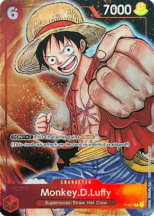 Monkey.D.Luffy (Premium Card Collection -BANDAI CARD GAMES Fest. 23-24 Edition-) (P-001) [One Piece Promotion Cards] Foil One Piece Single Bandai