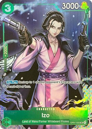 Izo (Premium Card Collection -BANDAI CARD GAMES Fest. 23-24 Edition-) (OP01-033) [One Piece Promotion Cards] Foil One Piece Single Bandai