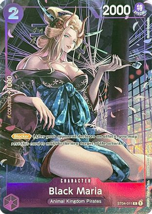 Black Maria (Premium Card Collection -BANDAI CARD GAMES Fest. 23-24 Edition-) (ST04-011) [One Piece Promotion Cards] Foil One Piece Single Bandai