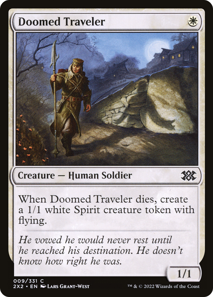 Doomed Traveler (2X2-009) [Double Masters 2022] MTG Single Wizards of the Coast