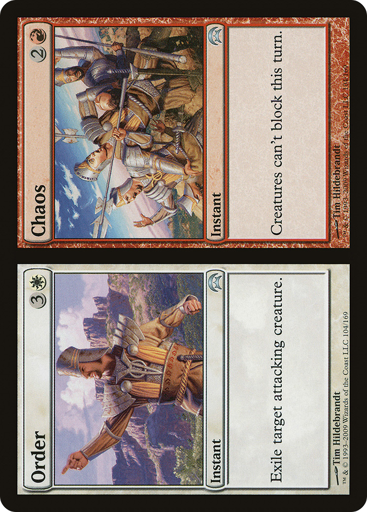 Order // Chaos (HOP-104) [Misc] Planechase MTG Single Wizards of the Coast