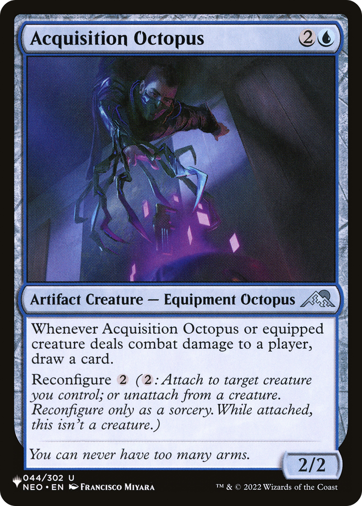 Acquisition Octopus (LIST-NEO-44) [Mystery Booster] The List MTG Single Wizards of the Coast