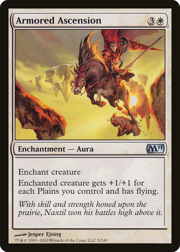 Armored Ascension (M11-005) [Magic 2011] Foil MTG Single Wizards of the Coast