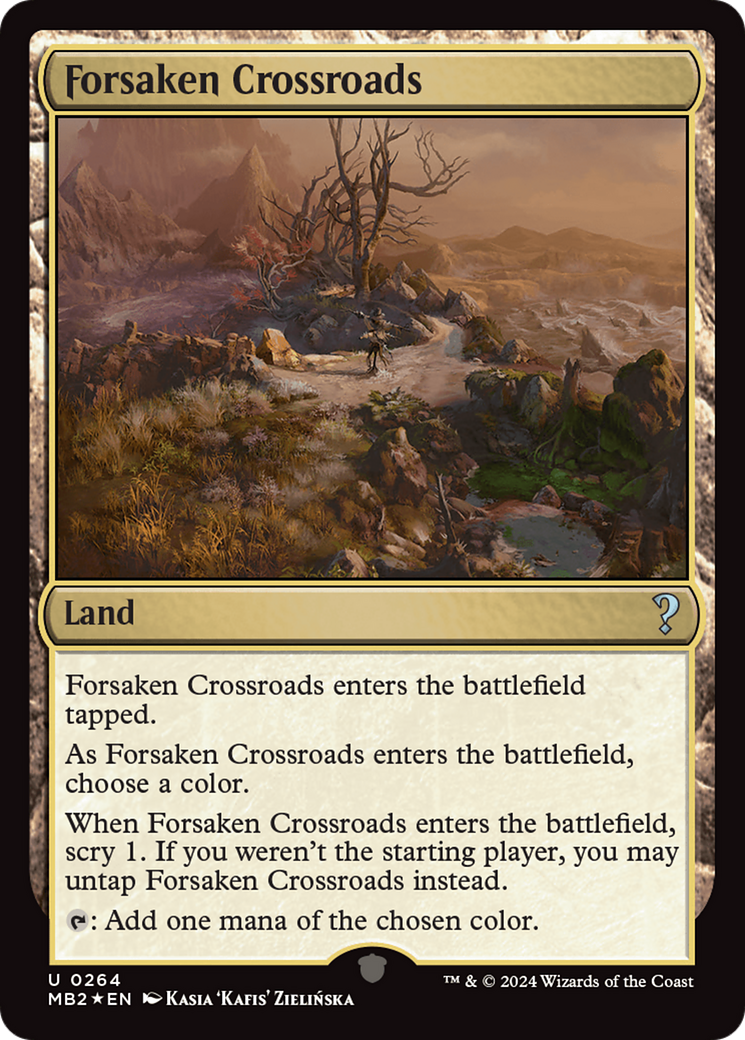 Forsaken Crossroads (MB2-264) [Mystery Booster] Mystery Booster 2 Foil MTG Single Wizards of the Coast