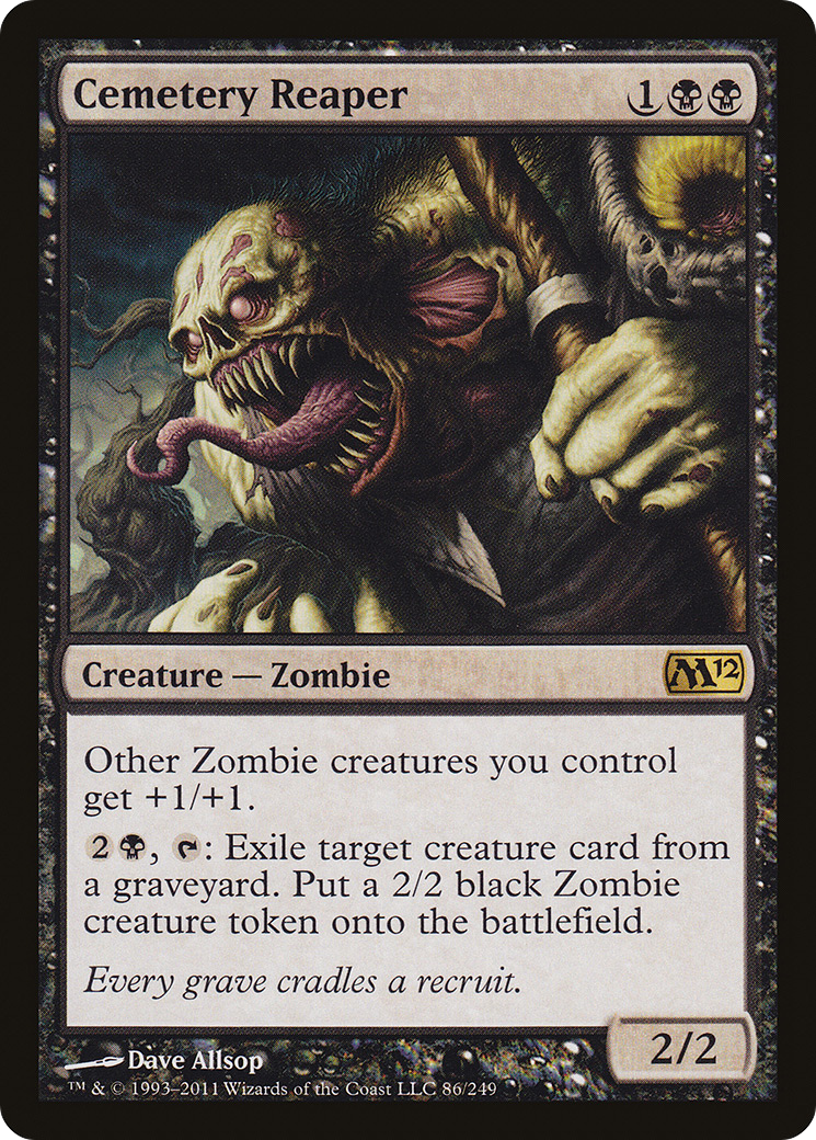 Cemetery Reaper (M12-086) [Magic 2012] MTG Single Wizards of the Coast