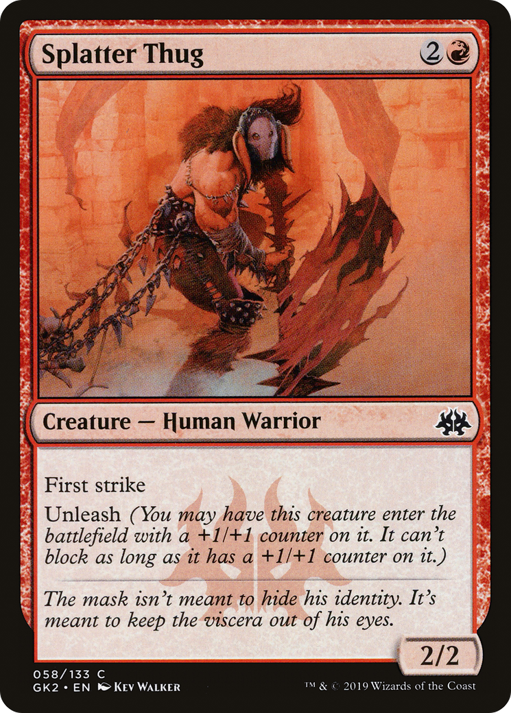 Splatter Thug (GK2-058) [Misc] RNA Guild Kit MTG Single Wizards of the Coast