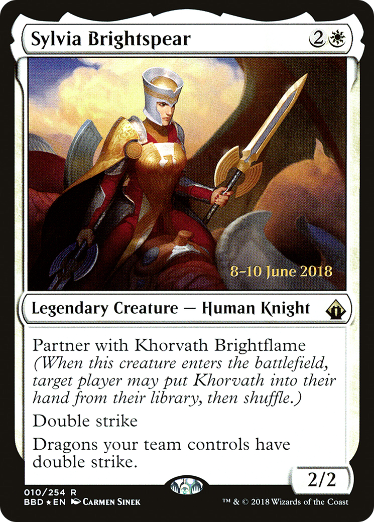 Sylvia Brightspear (LARP-010) [Battlebond Promos] Foil MTG Single Wizards of the Coast