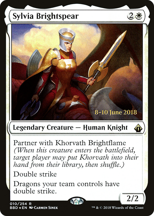 Sylvia Brightspear (LARP-010) [Battlebond Promos] Foil MTG Single Wizards of the Coast