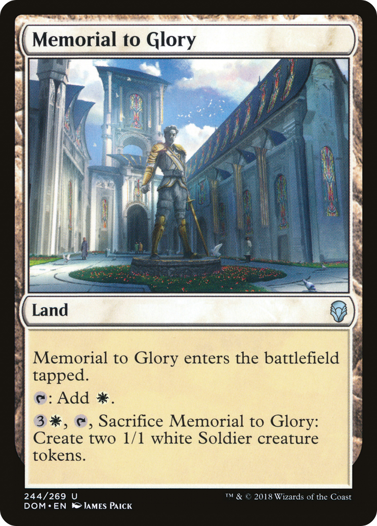 Memorial to Glory (DOM-244) [Dominaria] MTG Single Wizards of the Coast
