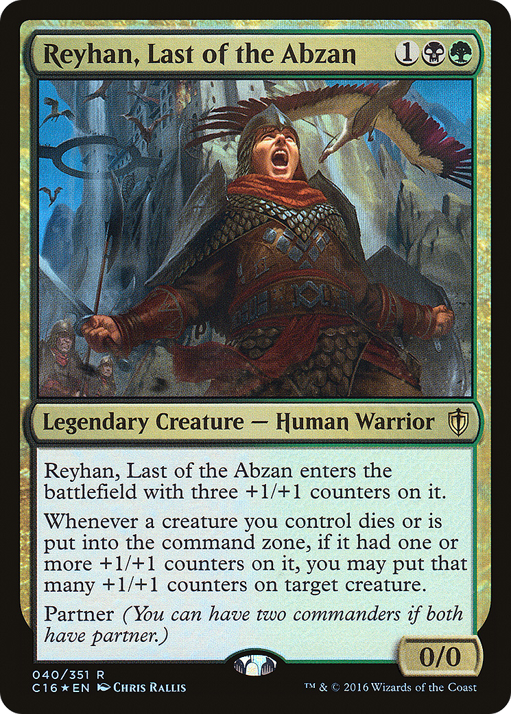 Reyhan, Last of the Abzan (C16-040) [Commander 2016] Foil MTG Single Wizards of the Coast