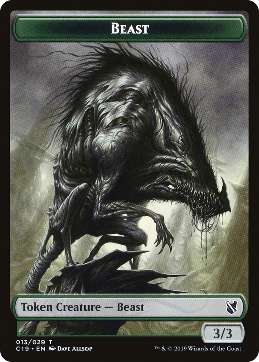 Beast (TC19-013) [Tokens] Commander 2019 Tokens MTG Single Wizards of the Coast