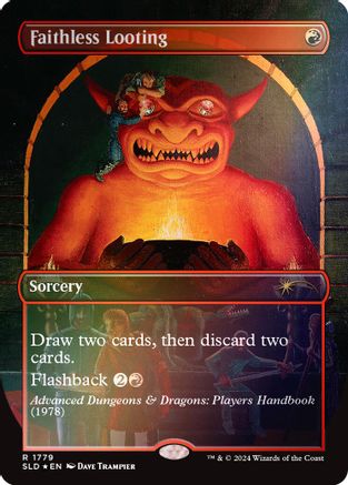 Faithless Looting (Rainbow Foil) (SLD-1779) [Secret Lair Drop Series] Foil