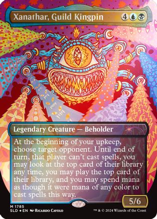 Xanathar, Guild Kingpin (Rainbow Foil) (SLD-1785) [Secret Lair] Drop Series Foil MTG Single Wizards of the Coast