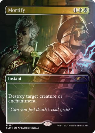 Mortify (Rainbow Foil) (SLD-1801) [Secret Lair] Drop Series Foil MTG Single Wizards of the Coast