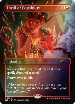 Thrill of Possibility (1805) (Rainbow Foil) (SLD-1805) [Secret Lair Drop Series] Foil