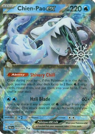 Chien-Pao ex - 061/193 (Holiday Calendar) Holofoil [Misc: Cards & Products] Pokemon Single Pokémon