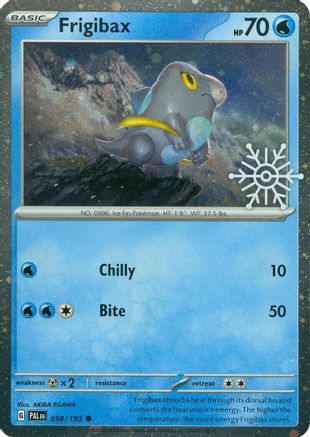 Frigibax - 058/193 (Holiday Calendar) Holofoil [Misc: Cards & Products] Pokemon Single Pokémon
