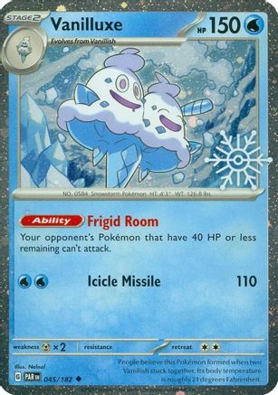 Vanilluxe (Holiday Calendar) (45) Holofoil [Misc: Cards & Products] Pokemon Single Pokémon