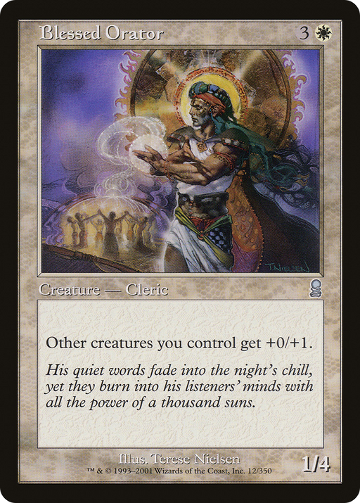 Blessed Orator (ODY-012) [Odyssey] Foil MTG Single Wizards of the Coast